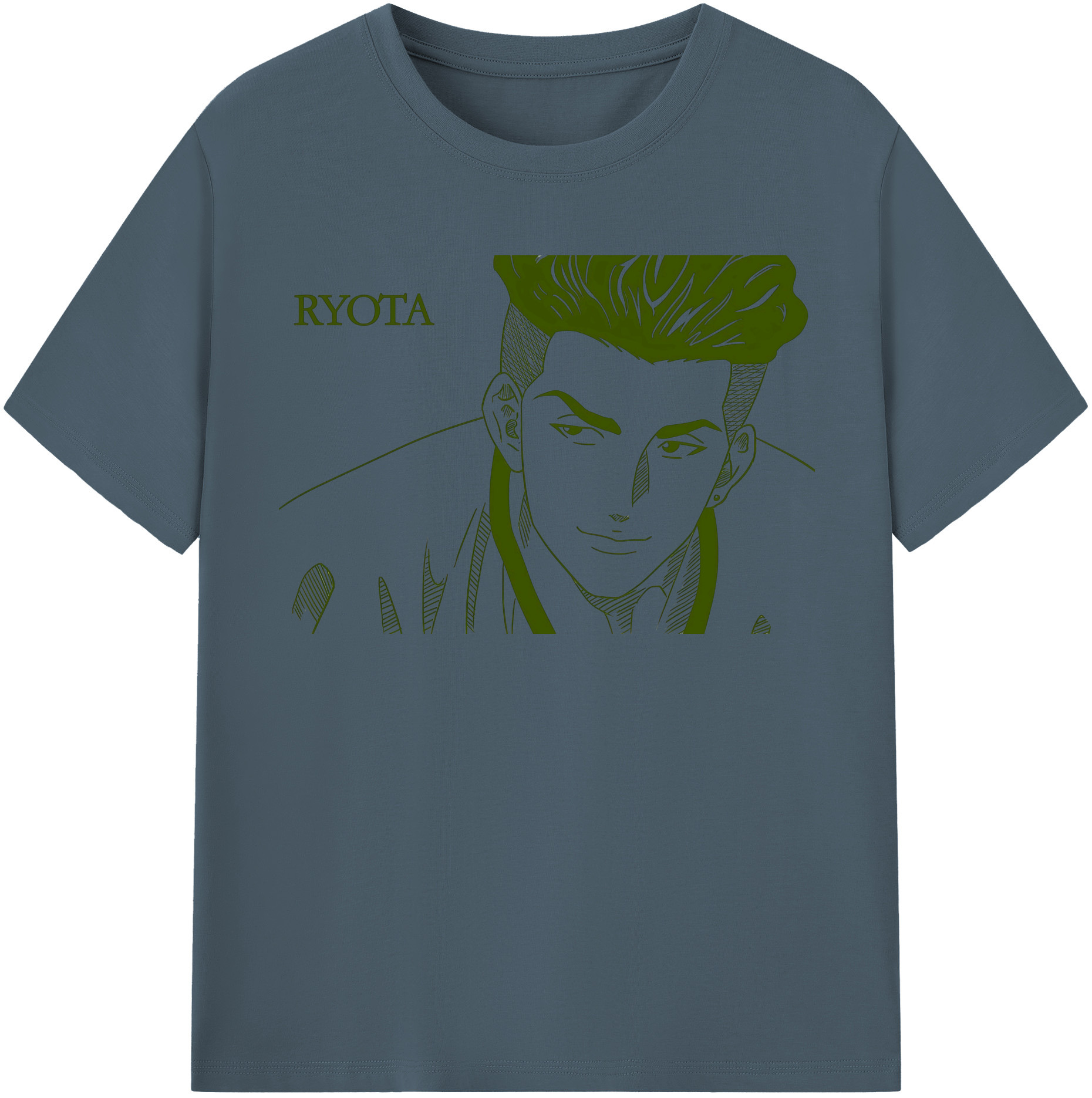 SLAM DUNK／スラムダンク 綿100％半袖Tシャツ（フロントプリント）